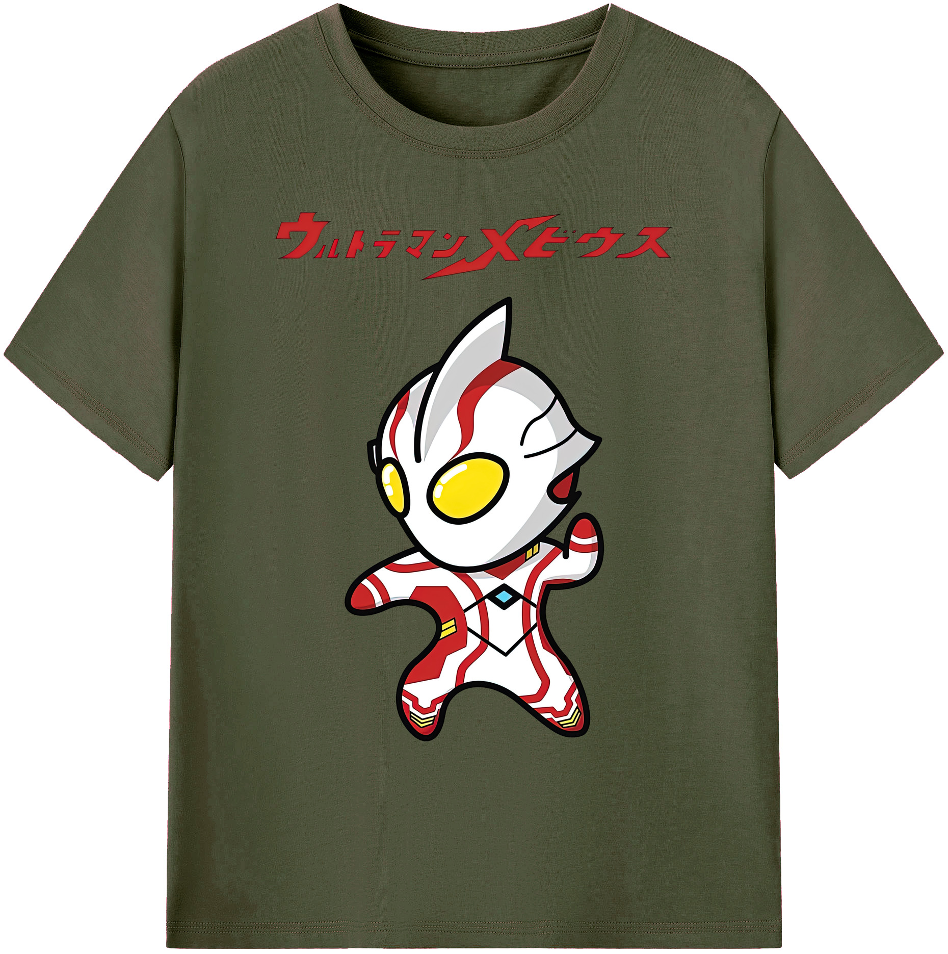 （画像用） ウルトラマン Ultraman 綿100％ メンズ半袖Tシャツ｜肌触りやわらか＆通気性